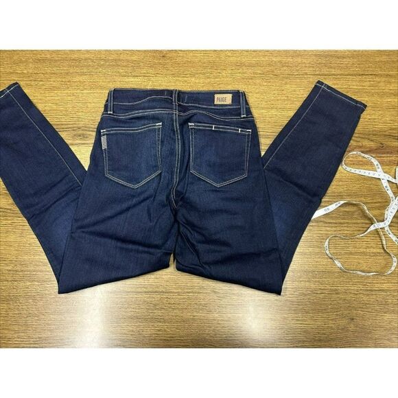 PAIGE JEANS WOMENS size 25  HOXTON ANKLE Denim Daily Stretch Slim Fit NWOT - Picture 8 of 11